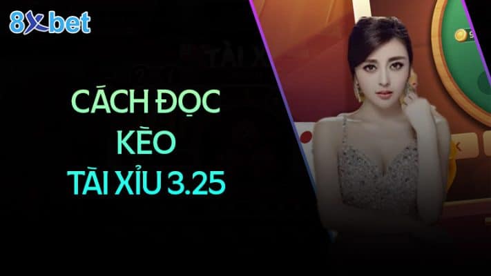 Hướng dẫn cách đọc kèo tài xỉu 3.25 tại 8XBet 3 Cách đọc kèo tài xỉu 3.25 trái dễ hiểu nhất