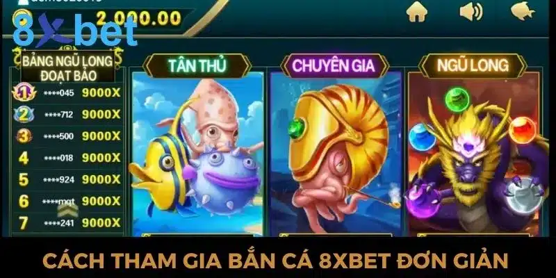 Game Bắn Cá Online Đẳng Cấp Và Bí Kíp Nhận Về Thưởng Khủng 4 Cách tham gia game bắn cá online 8xbet đơn giản