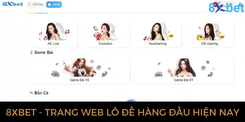 Lô đề 8xbet - Kinh nghiệm chơi chọn số đề may mắn từ cao thủ 2 Giao diện 8xbet được thiết kế hài hòa, bắt mắt