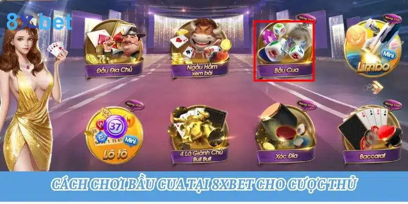 Cách chơi bầu cua đỉnh cao: Bí kíp chiến lược từ cao thủ 3 Bạn có thể dễ dàng trải nghiệm Bầu Cua ngay tại 8Xbet